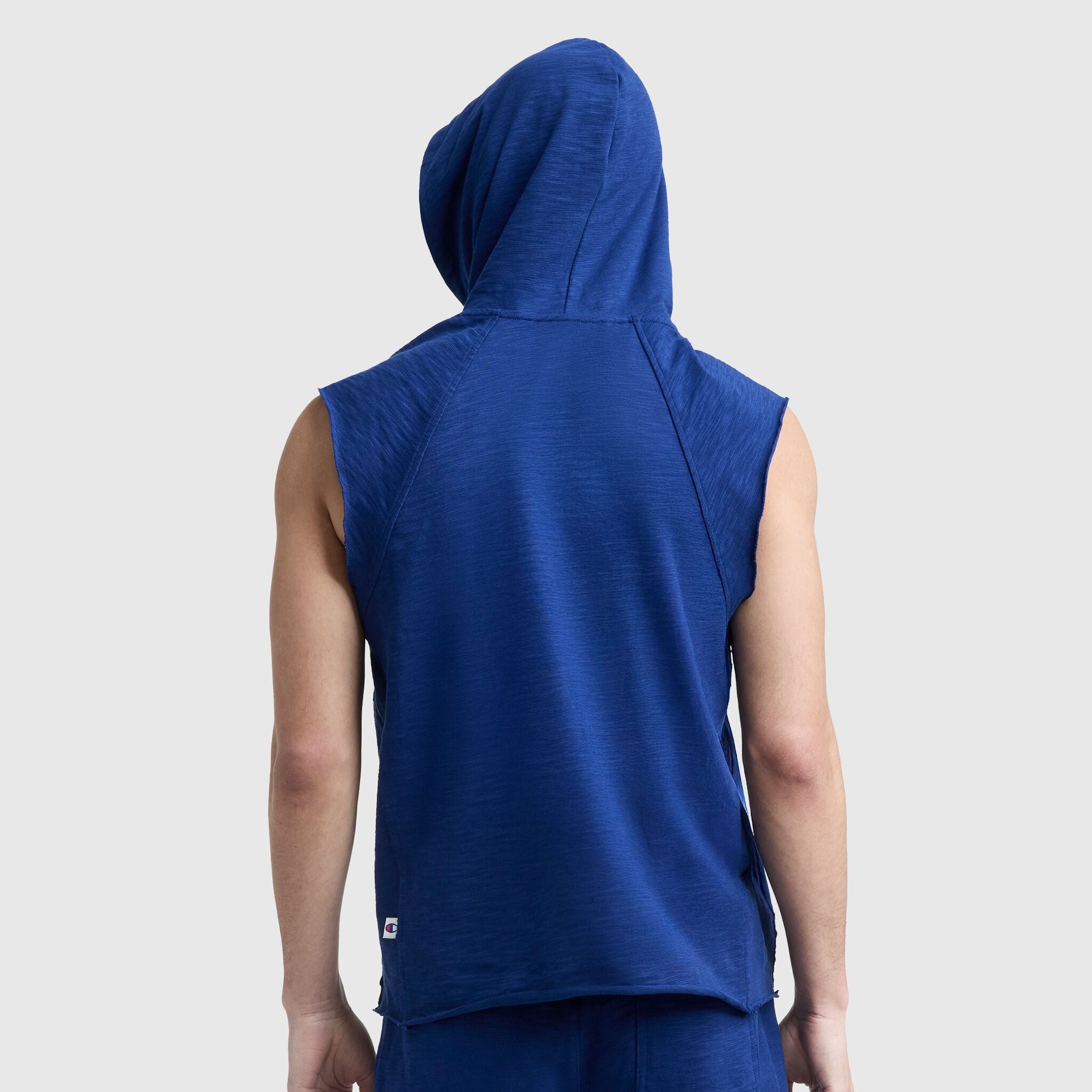 Modern Retro Washed Sleeveless Hoodie. C Logo - Image 2