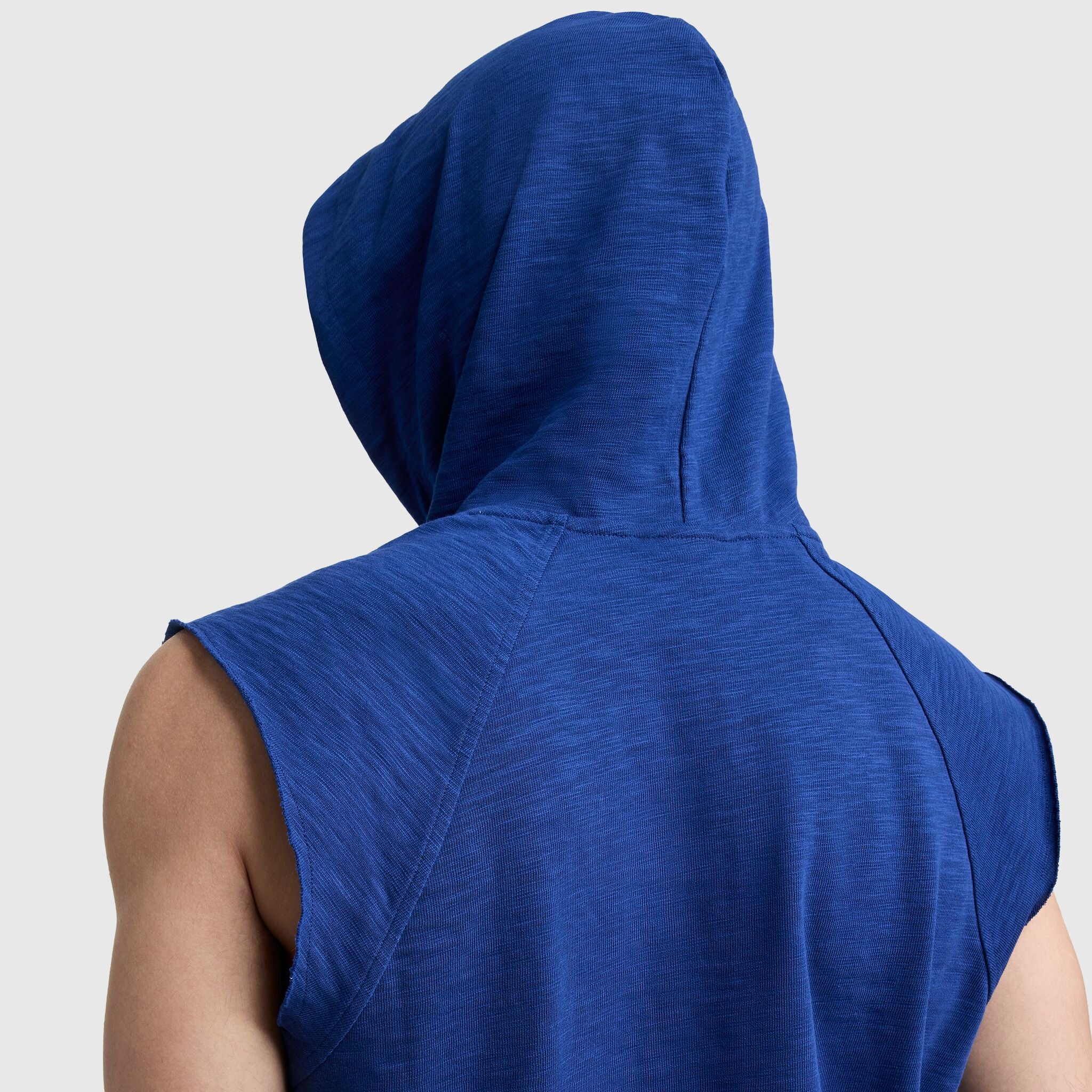 Modern Retro Washed Sleeveless Hoodie. C Logo - Image 4