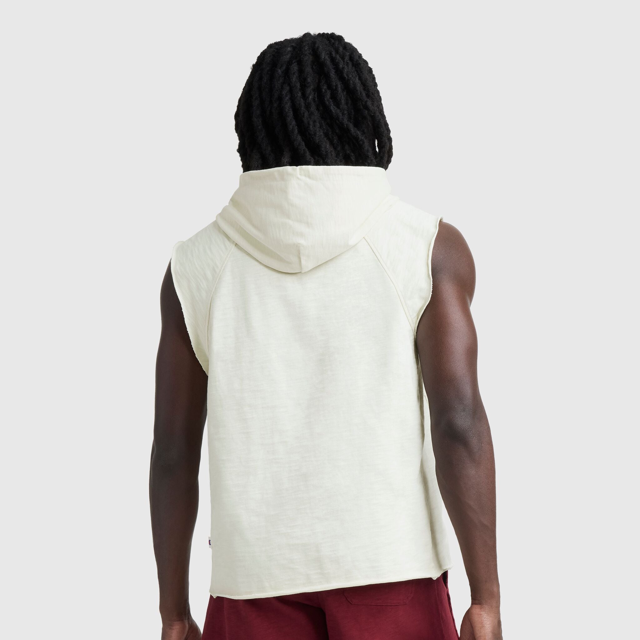 Modern Retro Washed Sleeveless Hoodie. C Logo - Image 3