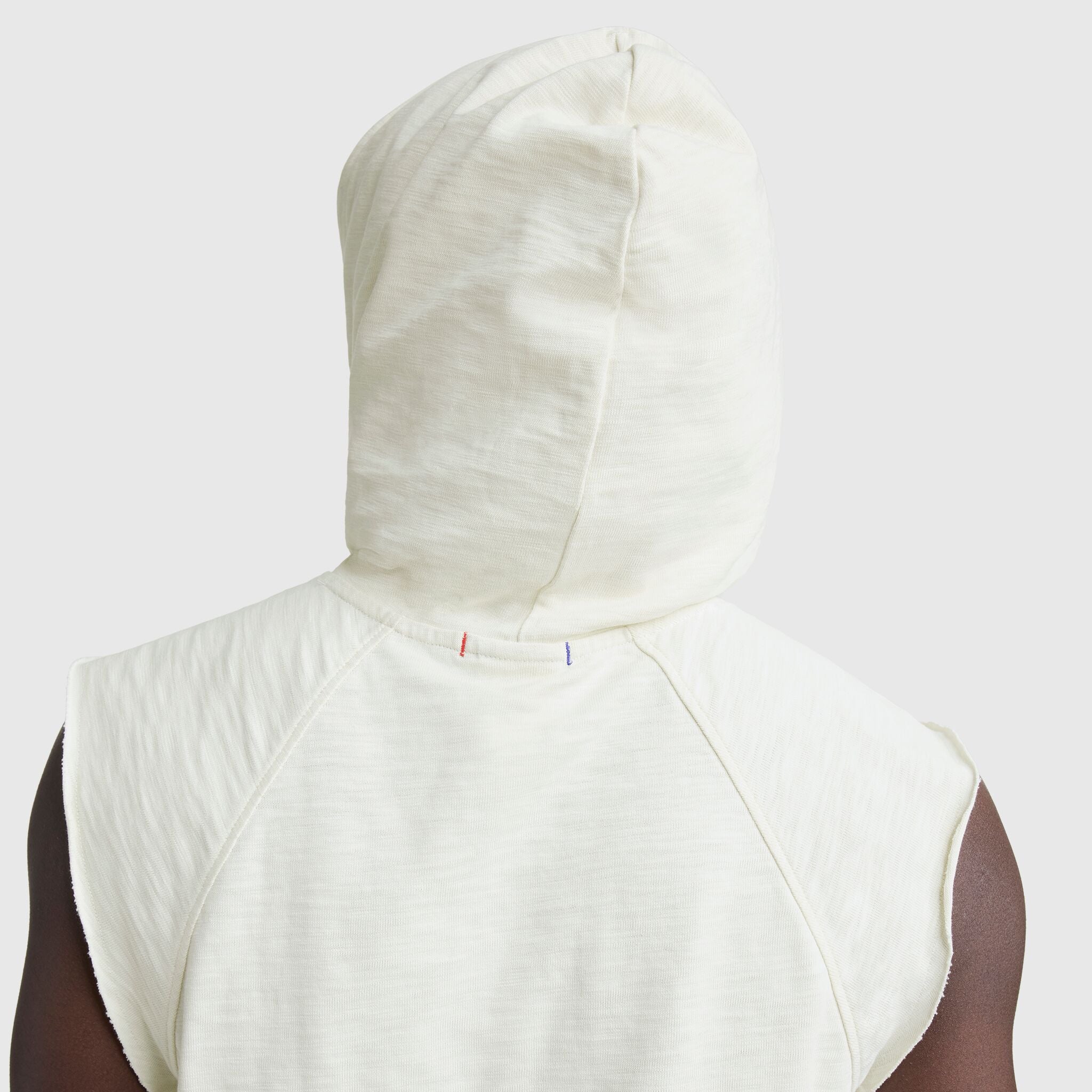 Modern Retro Washed Sleeveless Hoodie. C Logo - Image 4