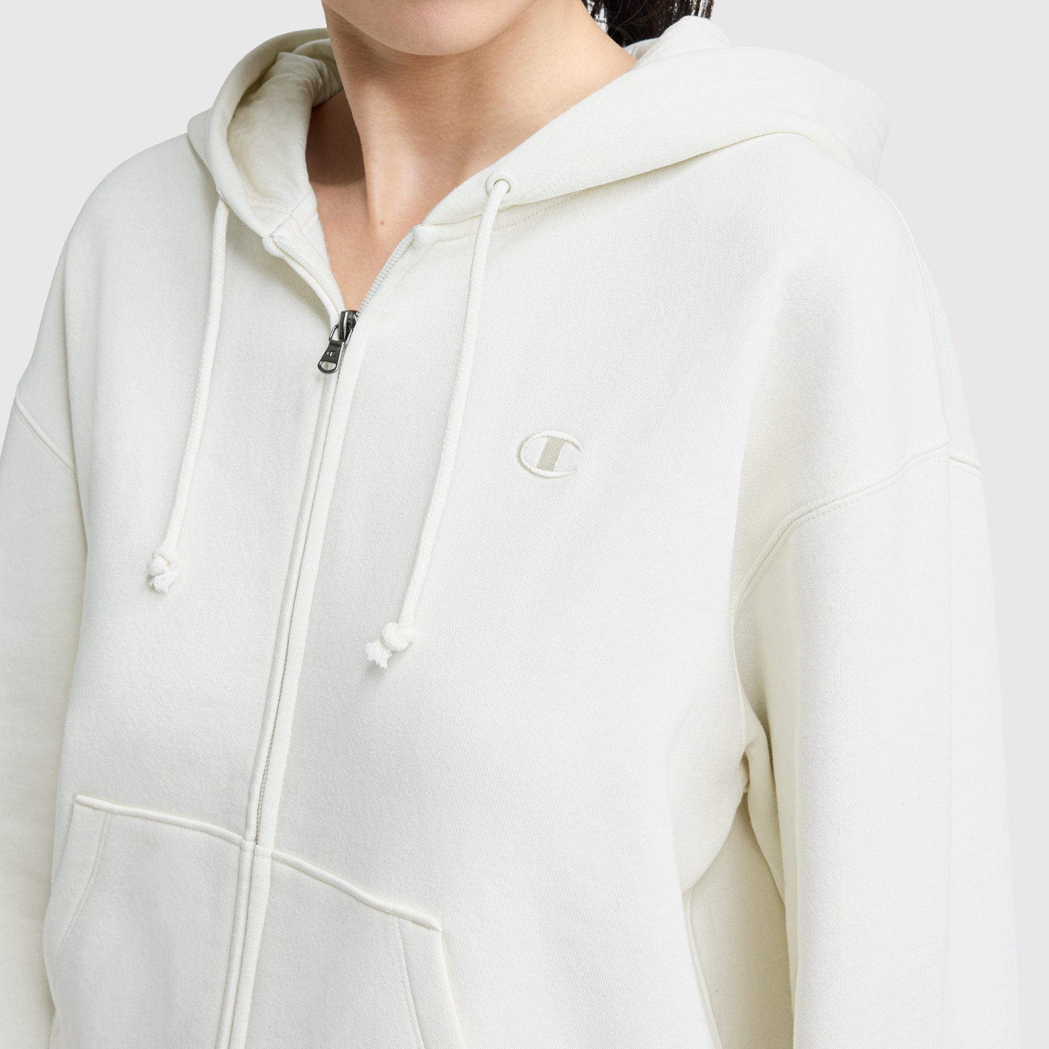 Powerblend Fleece Zip-Up Hoodie. C Logo - Image 3