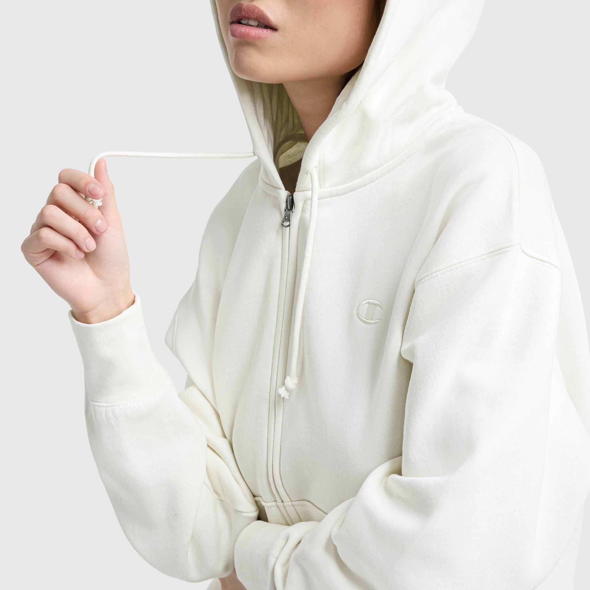 Powerblend Fleece Zip-Up Hoodie. C Logo - Image 4