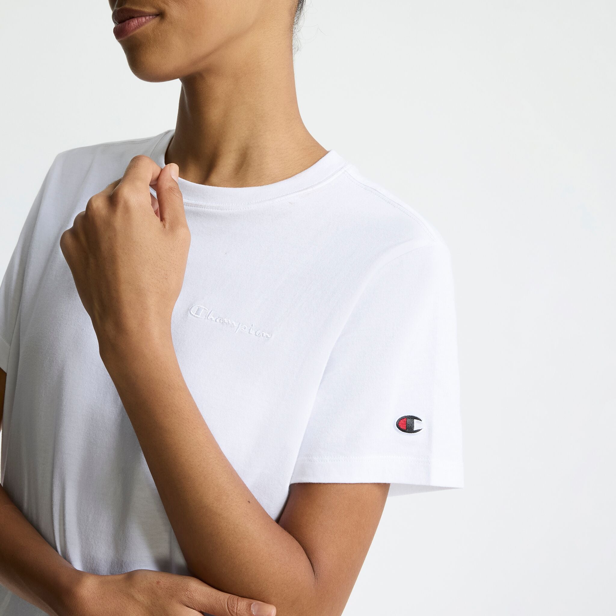 Tonal Small Script S/S Classic Crew Tee - Image 3