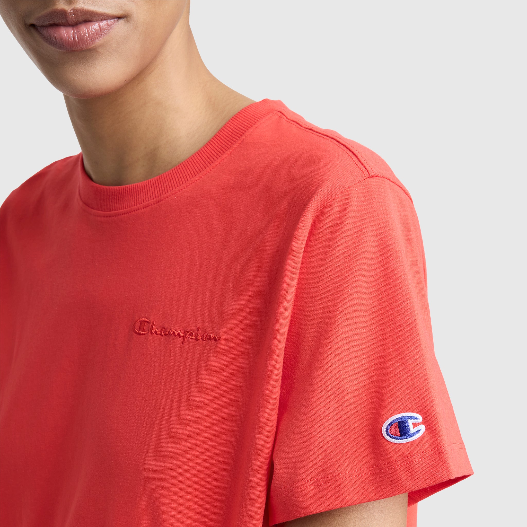 Classic T-Shirt. Tonal Left Chest Script - Image 3