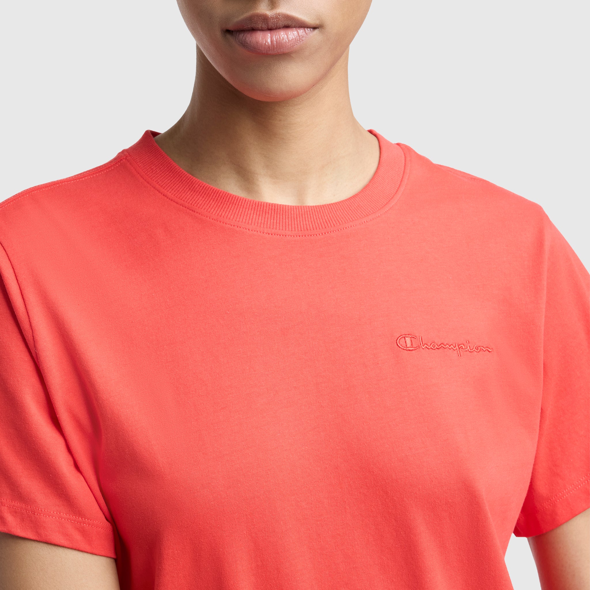Classic T-Shirt. Tonal Left Chest Script - Image 2