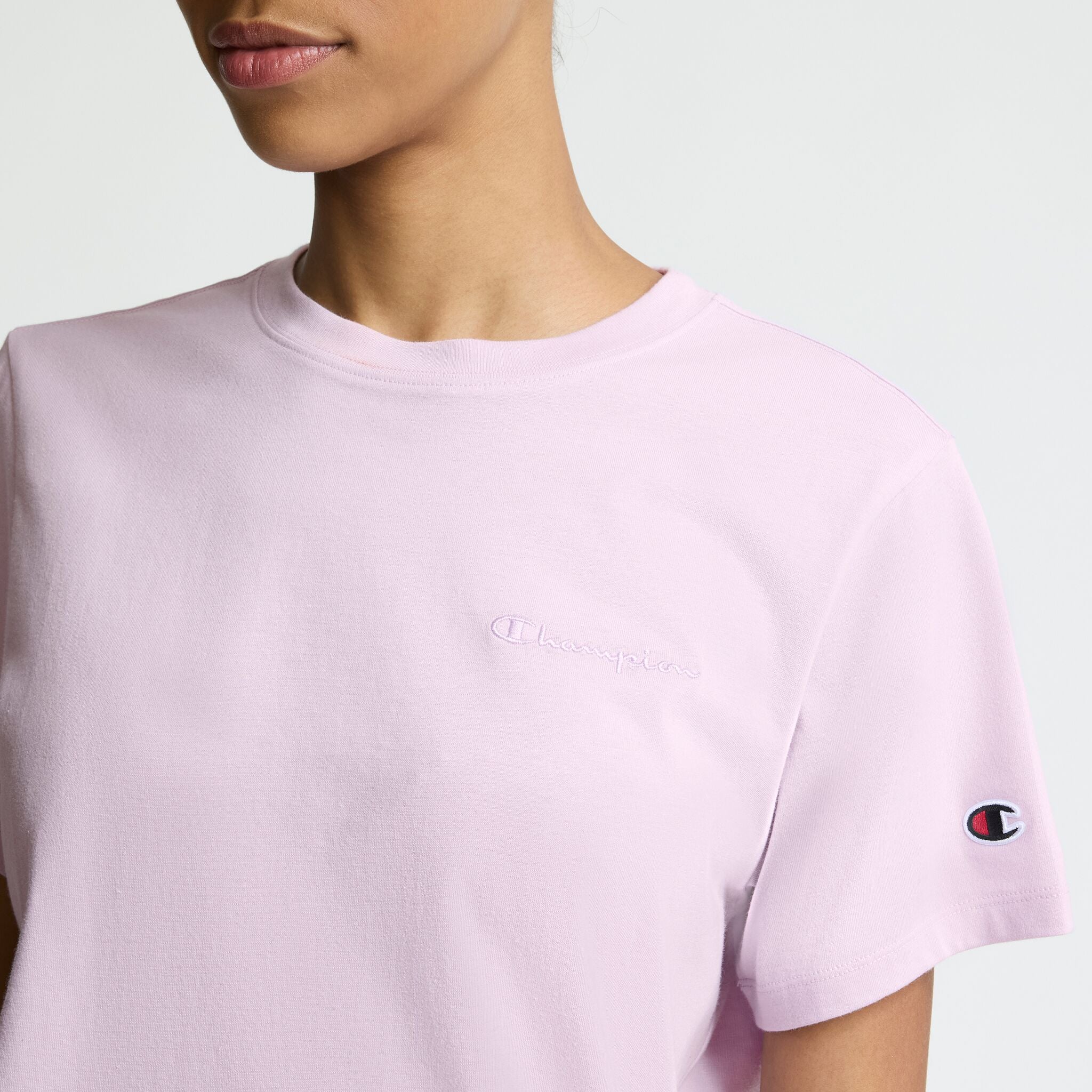 Classic T-Shirt. Tonal Left Chest Script - Image 4
