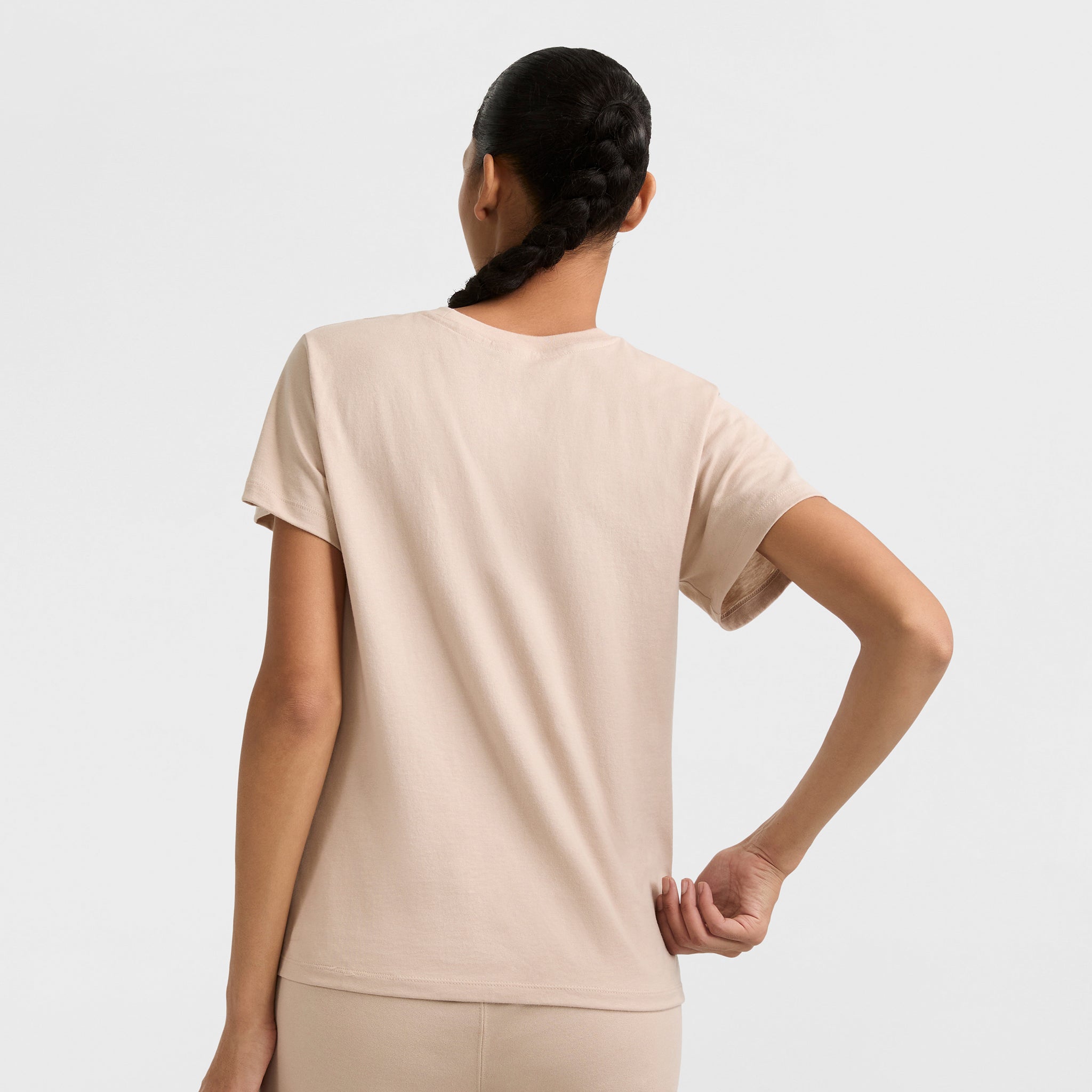 Classic T-Shirt. Tonal Left Chest Script - Image 2