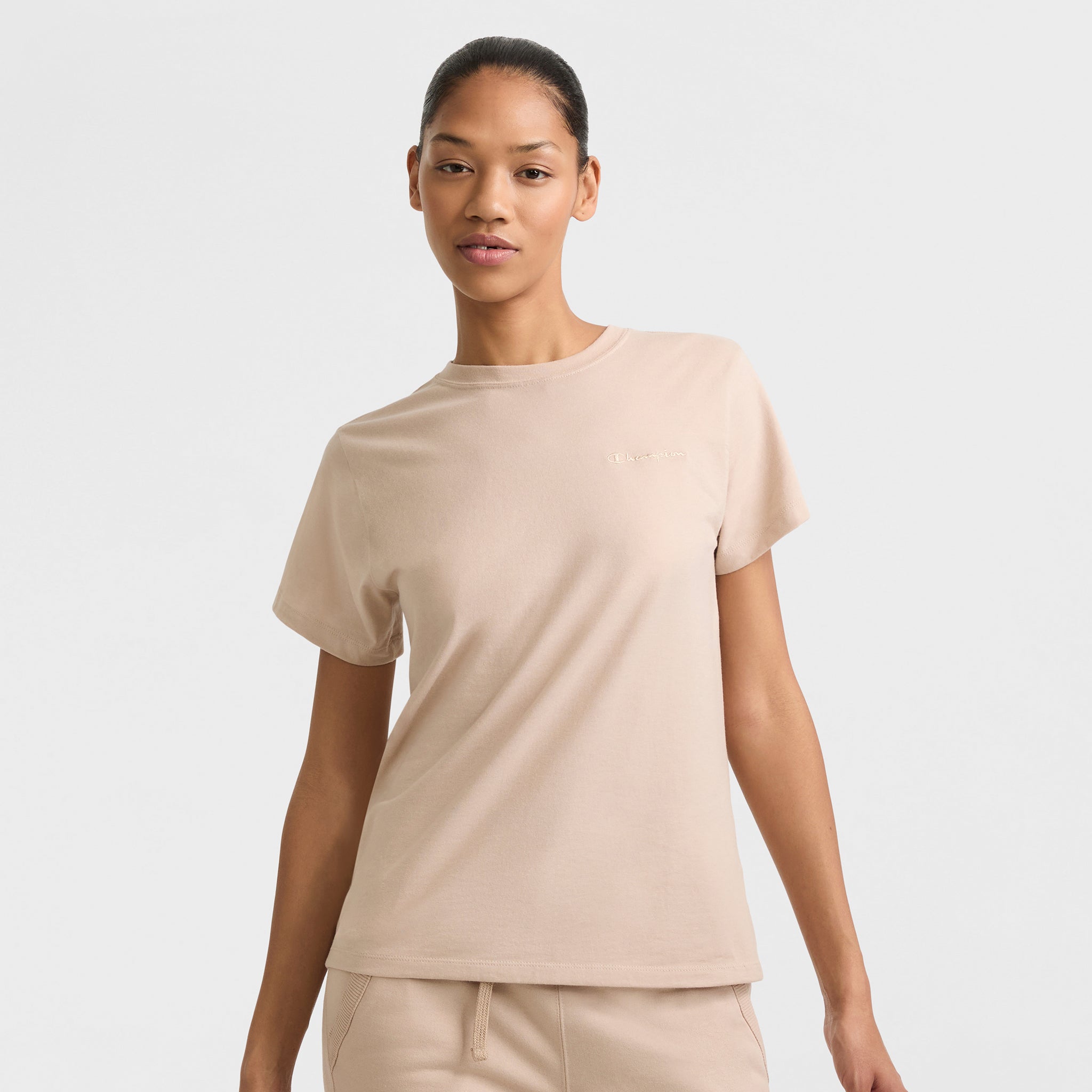Classic T-Shirt. Tonal Left Chest Script