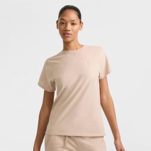 Classic T-Shirt. Tonal Left Chest Script