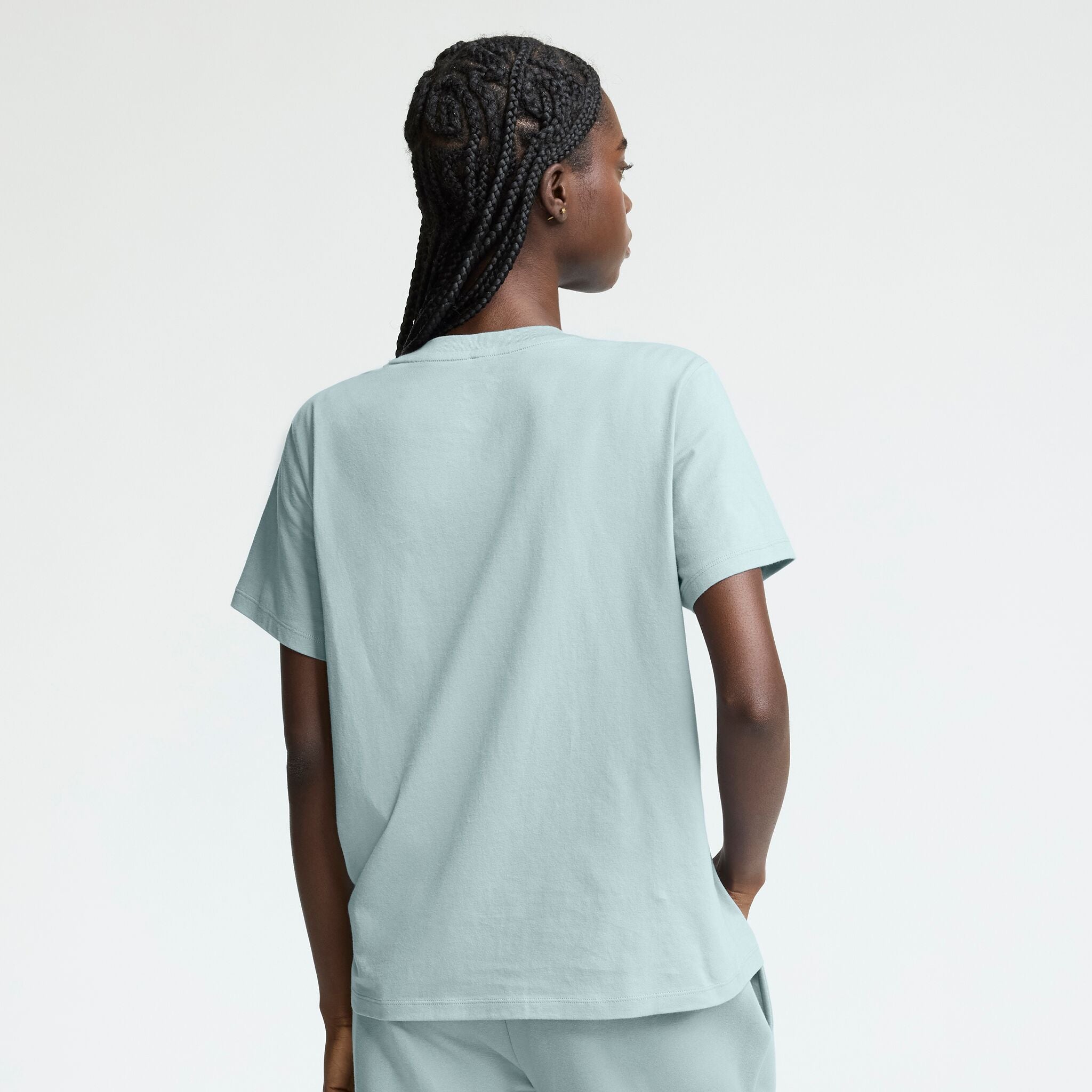 Classic T-Shirt. Tonal Left Chest Script - Image 2