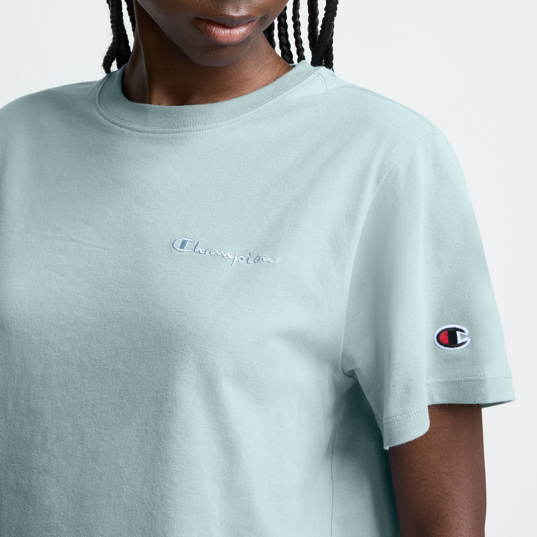 Classic T-Shirt. Tonal Left Chest Script - Image 3