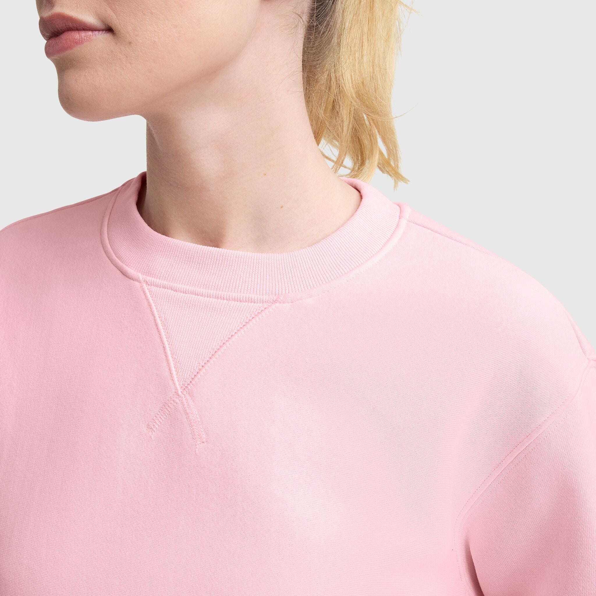 Reverse Weave Crew Neck Sweatshirt - Image 3