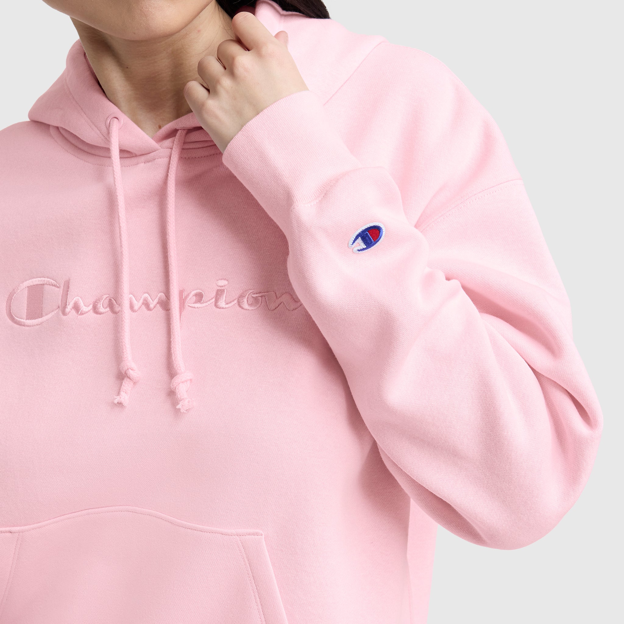 Tonal Script Freshman Powerblend Hoodie - Image 3