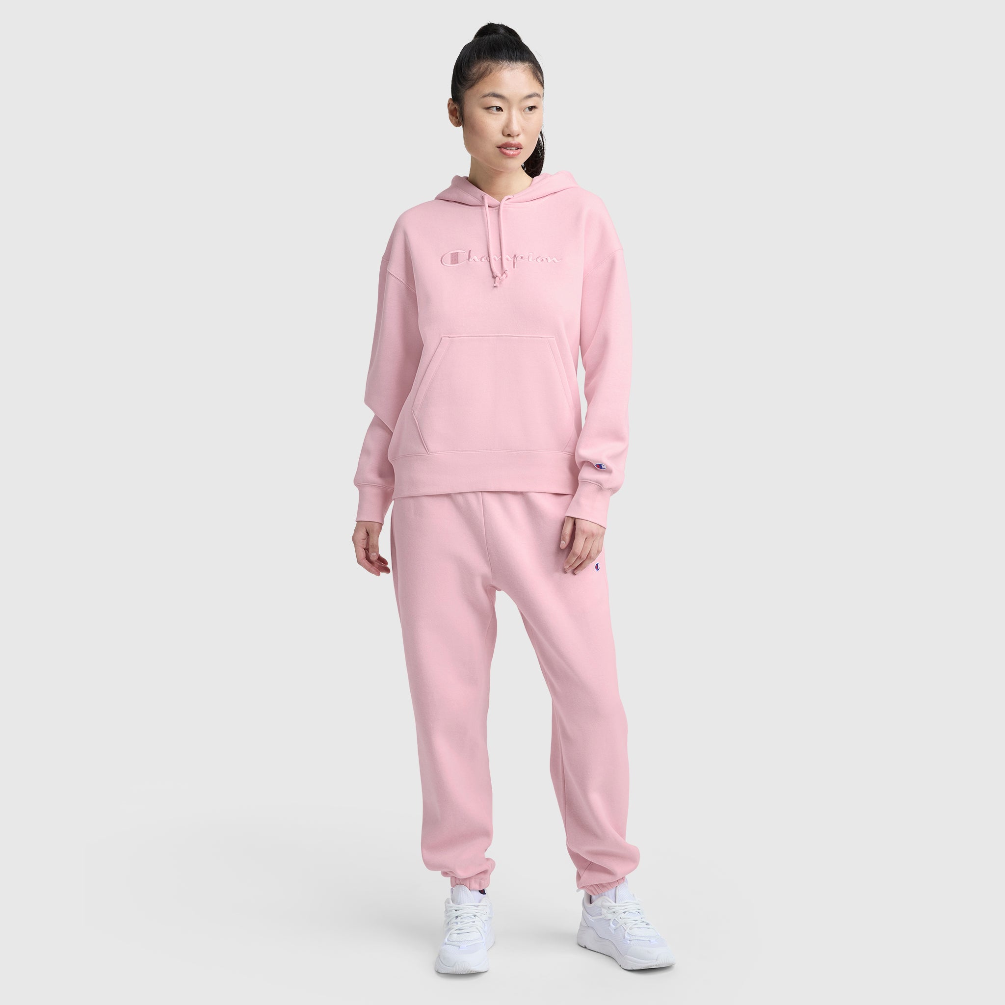 Tonal Script Freshman Powerblend Hoodie - Image 6