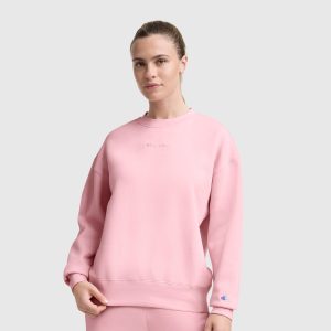 Powerblend Crewneck Sweatshirt. Embroidered Script Logo