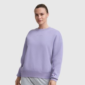 Powerblend Crewneck Sweatshirt. Embroidered Script Logo