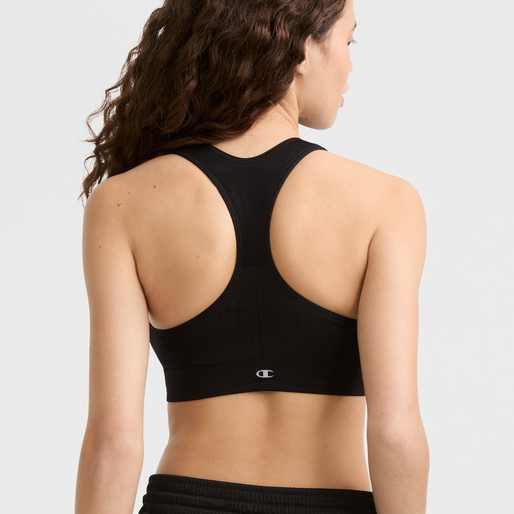 Seamless Racerback Sports Bra - Image 2