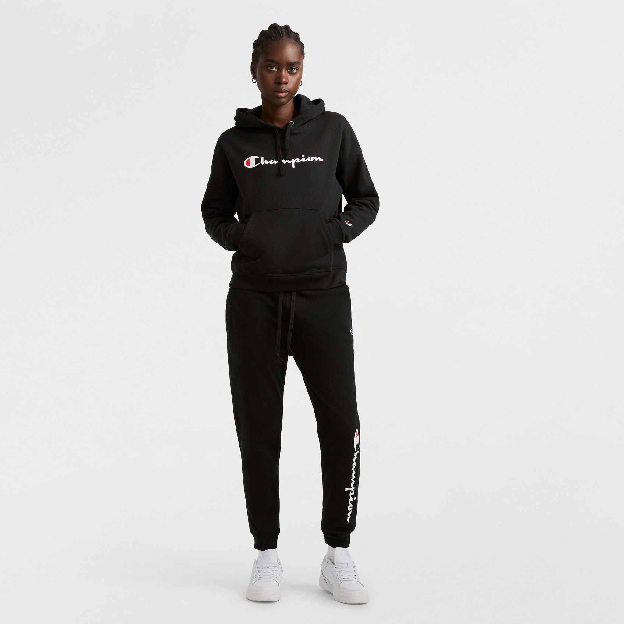Powerblend Crewneck Sweatshirt. Script Logo - Image 3