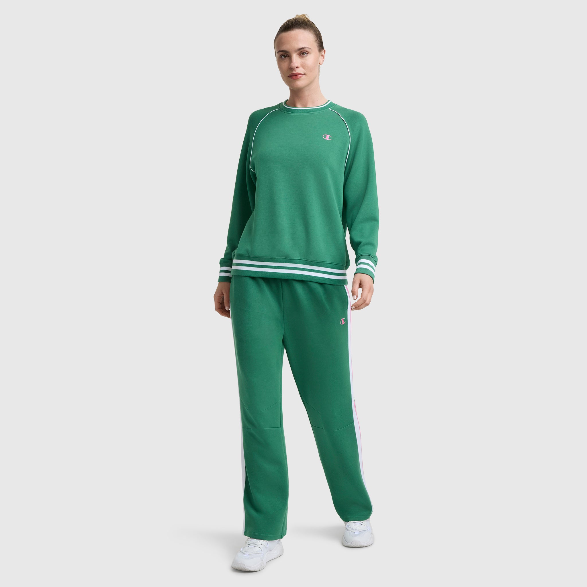 Tennis Court Wide Leg Pant. C Logo - Image 5
