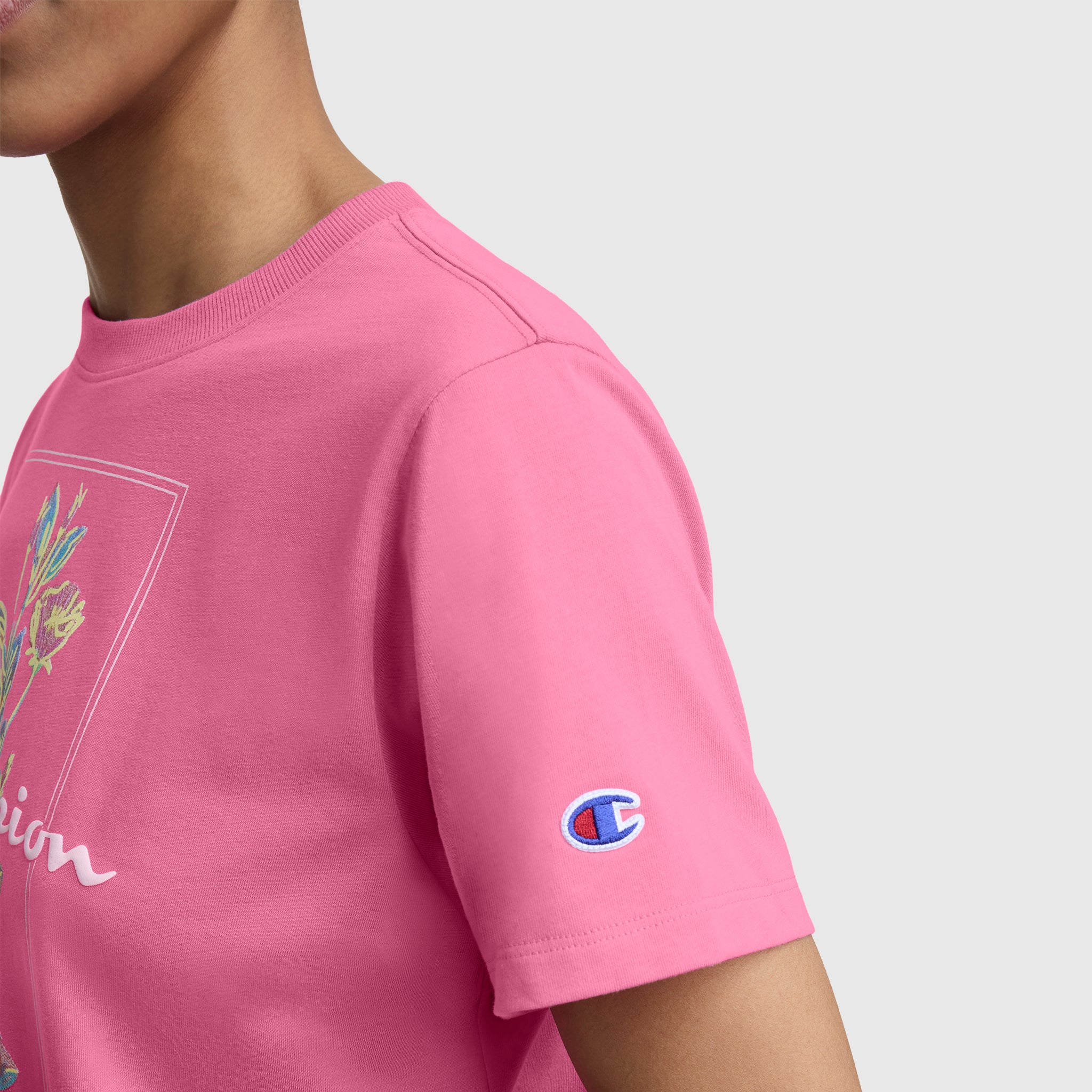 Painted Bouquet Graphic T-Shirt. C Logo - Image 4