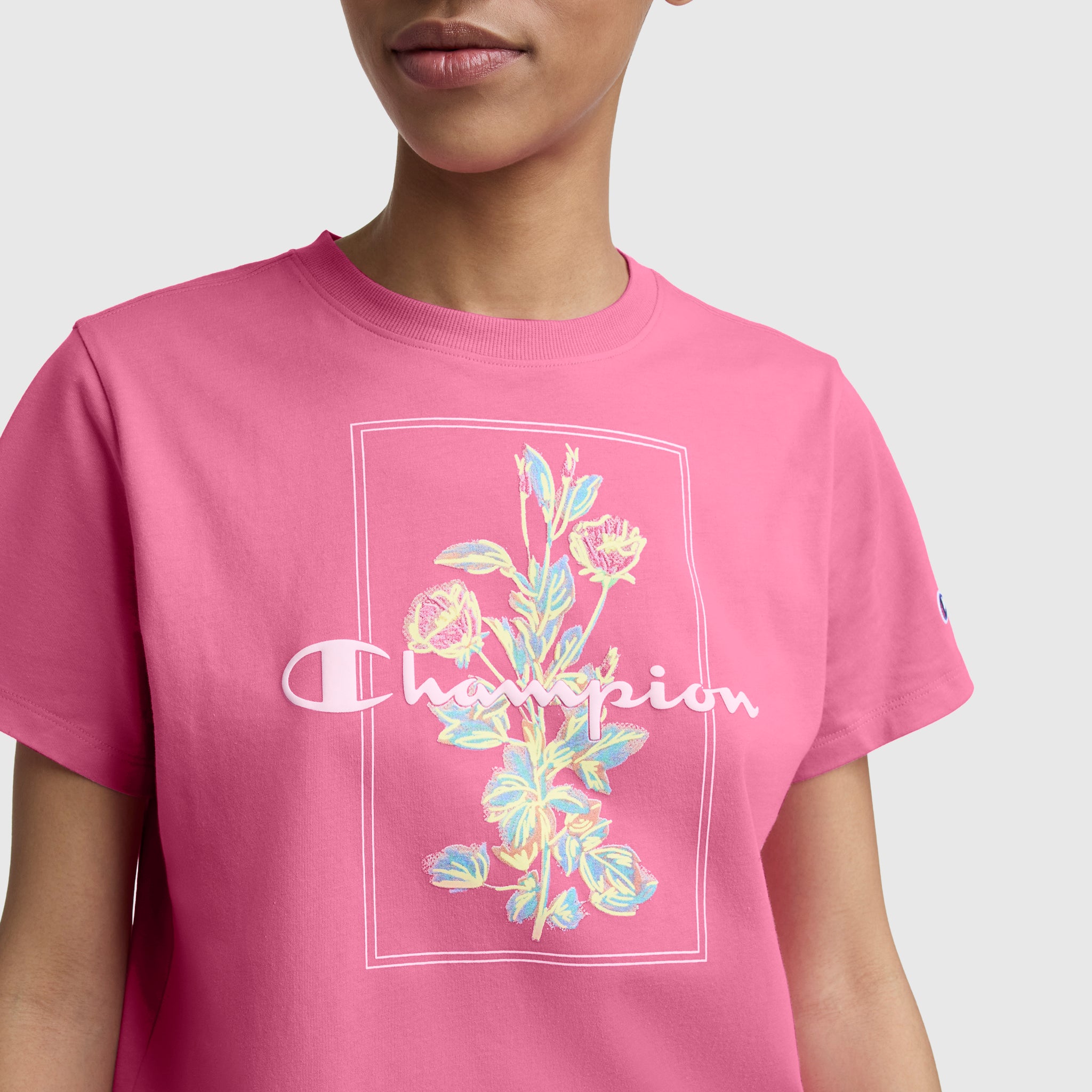 Painted Bouquet Graphic T-Shirt. C Logo - Image 3