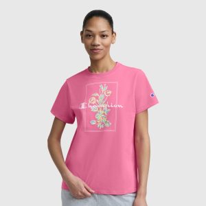 Painted Bouquet Graphic T-Shirt. C  Logo