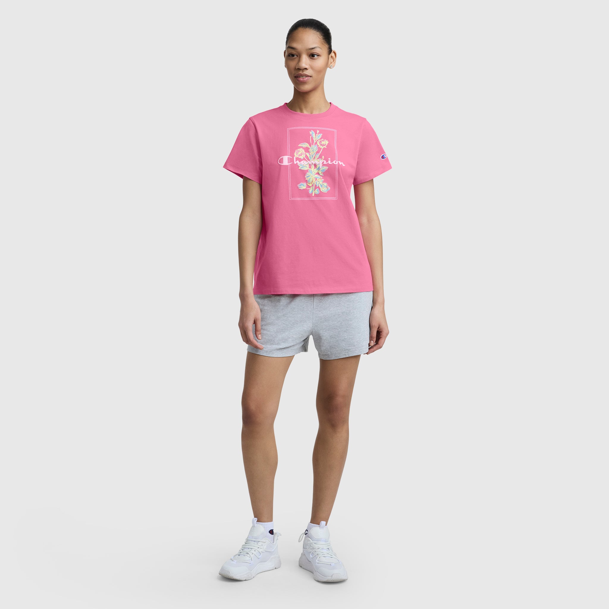 Painted Bouquet Graphic T-Shirt. C Logo - Image 5