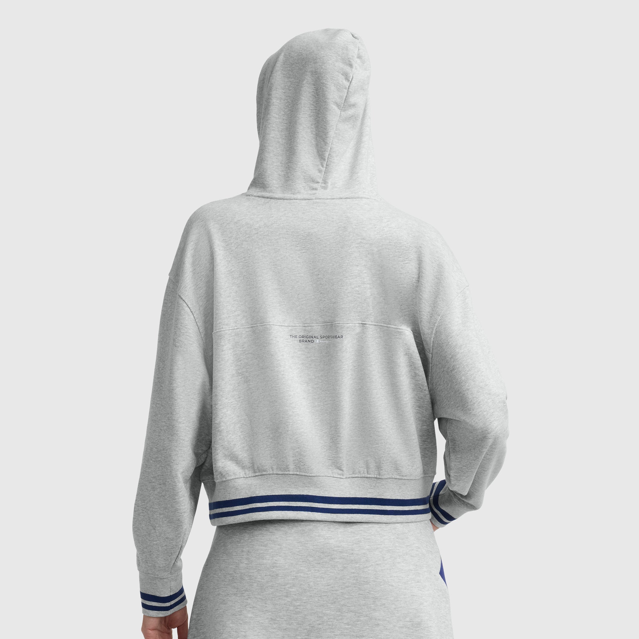 Tackle Lace Front Hoodie. Tonal Embroidered C Logo - Image 3