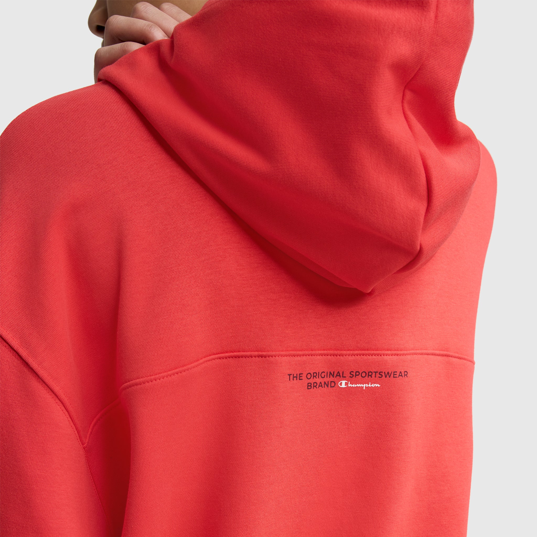 Tackle Lace Front Hoodie. Tonal Embroidered C Logo - Image 6